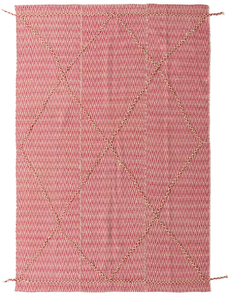 Detail image of 6' 2 x 8' 5 Hand Knotted Moroccan Wool Rug