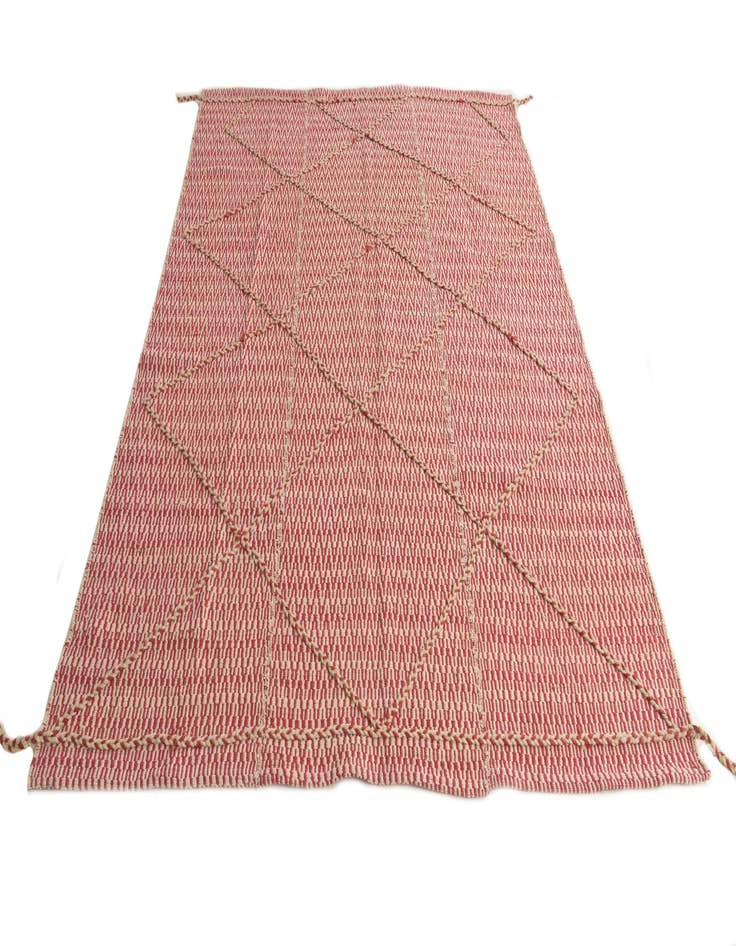 Detail image of 6' 2 x 8' 8  Hand Knotted Moroccan Wool Rug