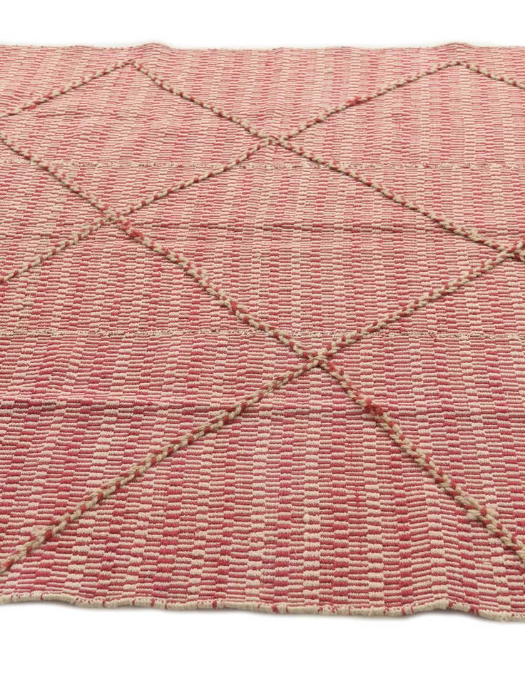 Detail image of 6' 2 x 8' 8  Hand Knotted Moroccan Wool Rug