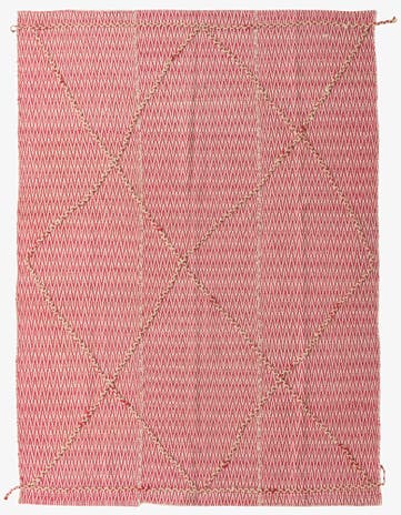 6' 1 x 8' 6 Hand Knotted Moroccan Wool Rug