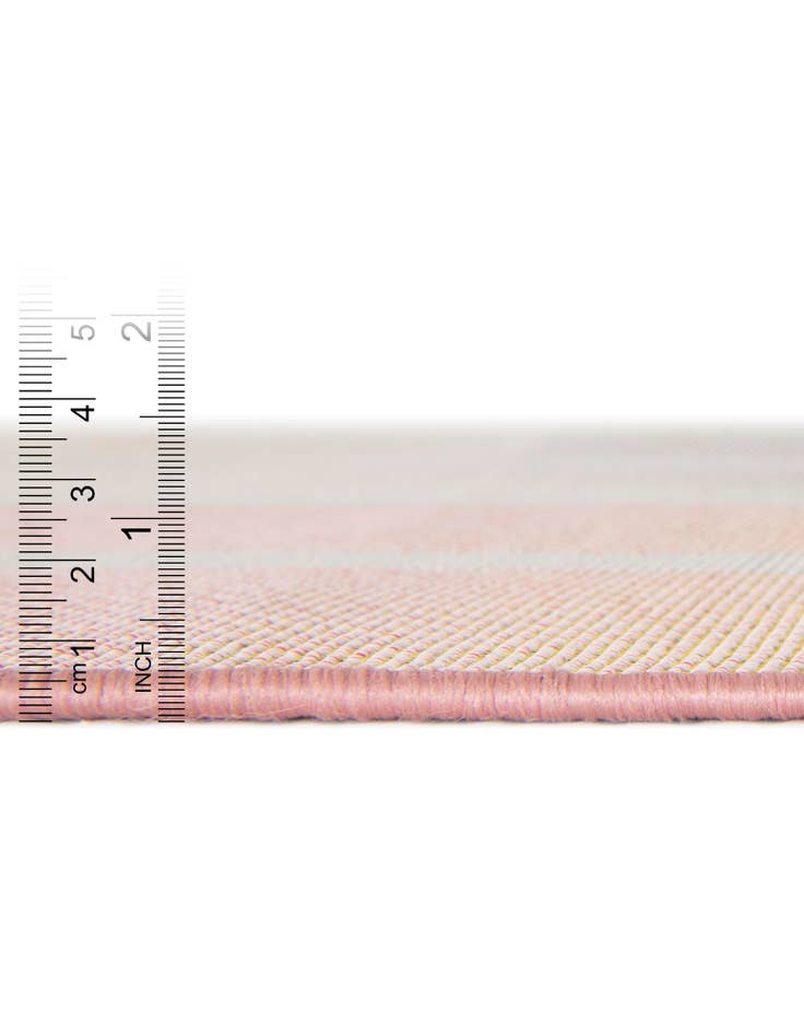 Detail image of 2' x 3' Easy-Clean Ribbon Indoor / Outdoor Rug