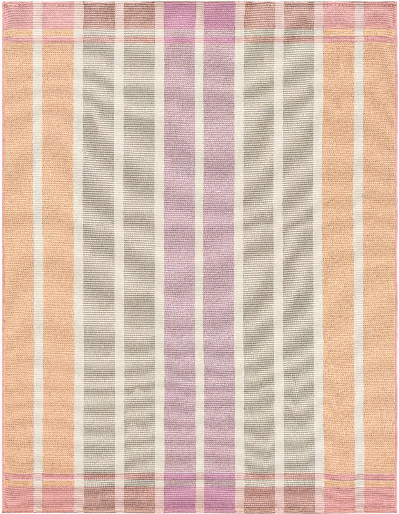 5' 3 x 8' Easy-Clean Ribbon Indoor / Outdoor Rug