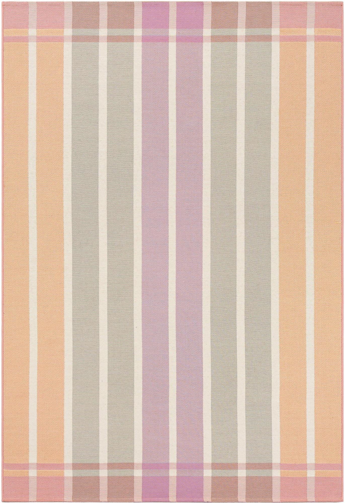 5' 3 x 8' Washable Ribbon Indoor / Outdoor Rug