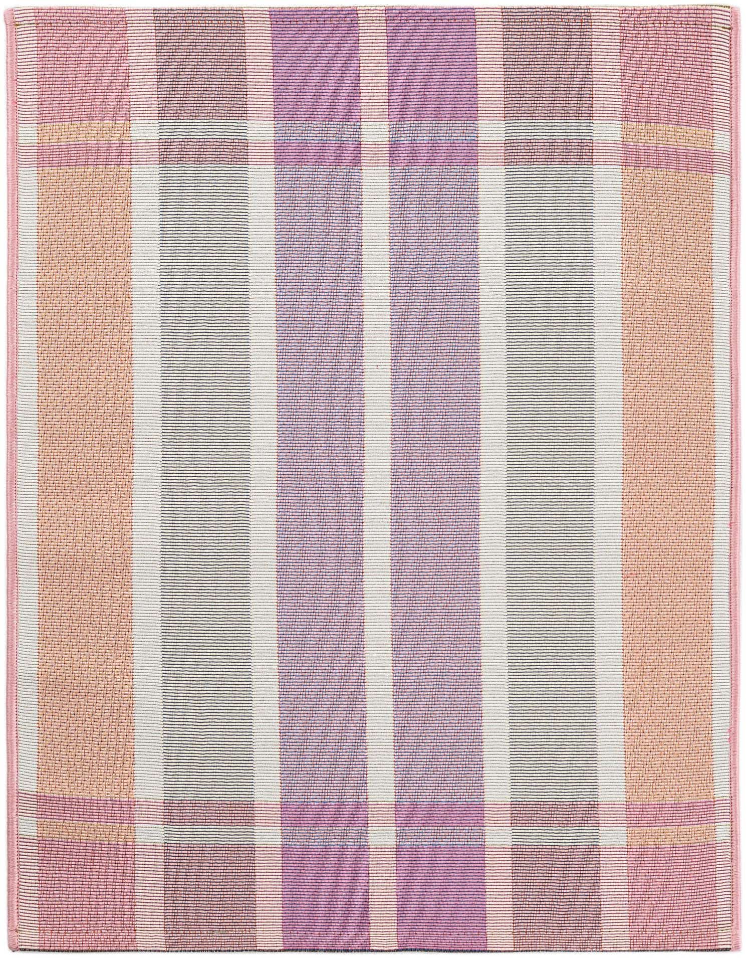 2' x 3' Easy-Clean Striped Indoor / Outdoor Rug