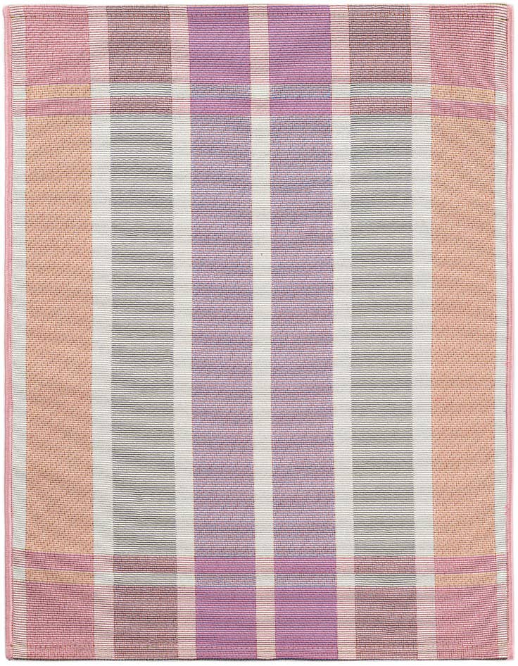 Detail image of 2' x 3' Easy-Clean Striped Indoor / Outdoor Rug