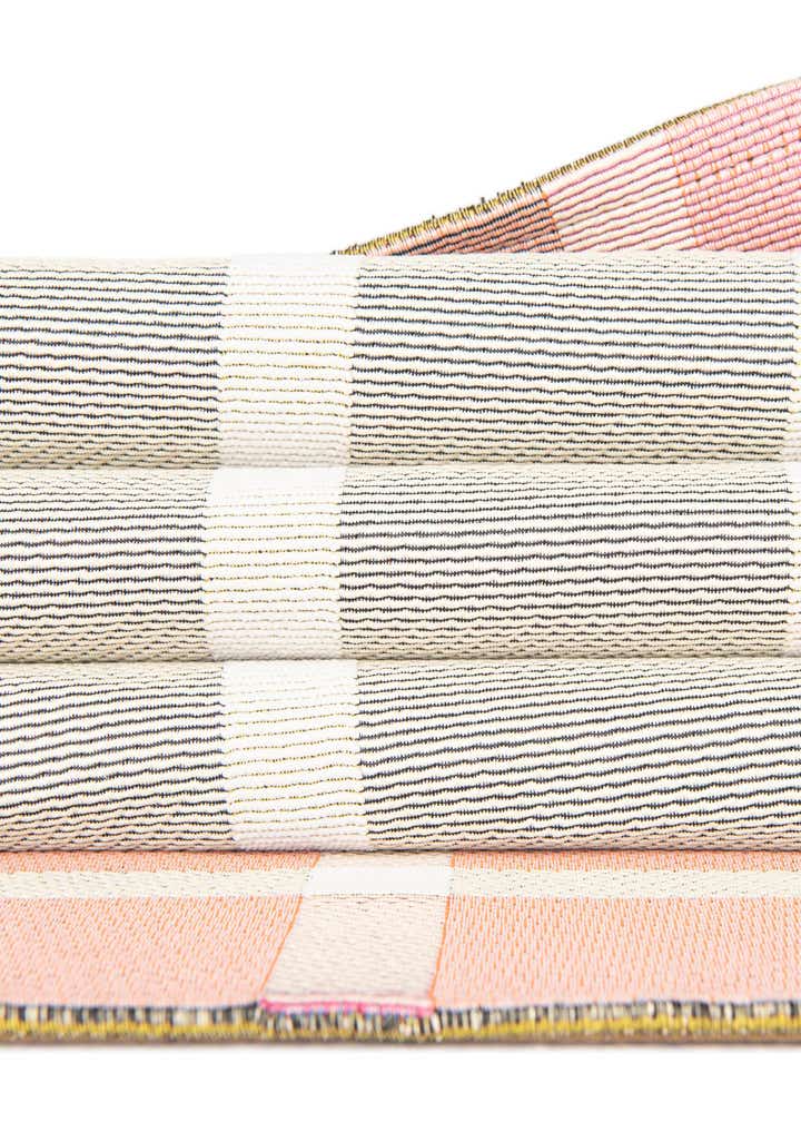 2' x 3' Easy-Clean Striped Indoor / Outdoor Rug