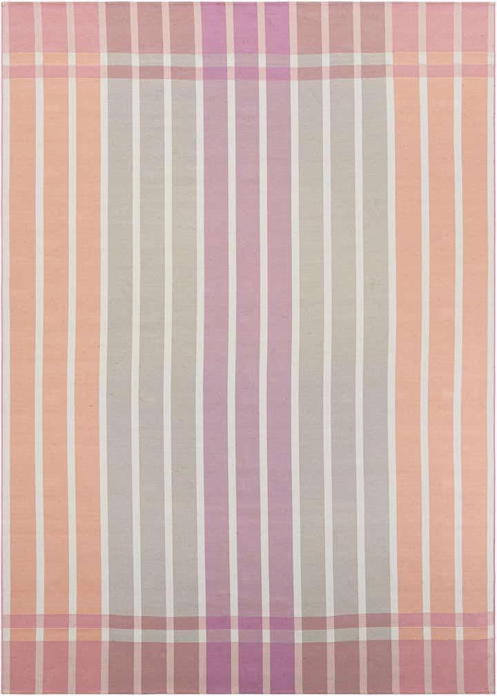 9' x 12' Easy-Clean Striped Indoor / Outdoor Rug