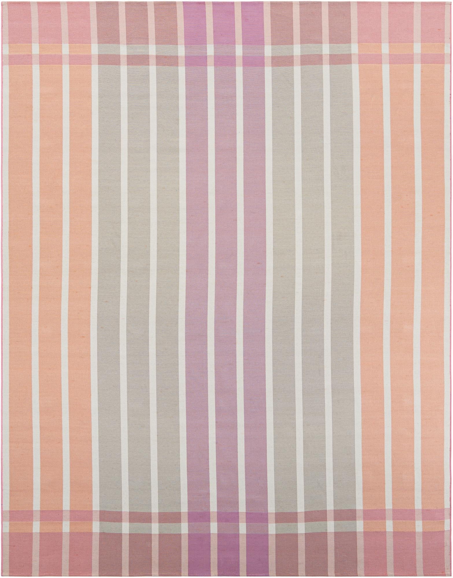9' x 12'  Washable Striped Indoor / Outdoor Rug