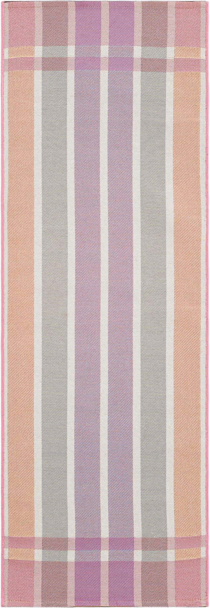2' x 6' Easy-Clean Ribbon Indoor / Outdoor Runner Rug