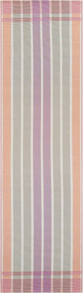 Detail image of 2' 7 x 10' Easy-Clean Striped Indoor / Outdoor Runner Rug