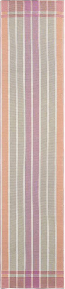 Detail image of 2' 7 x 12' Easy-Clean Striped Indoor / Outdoor Runner Rug