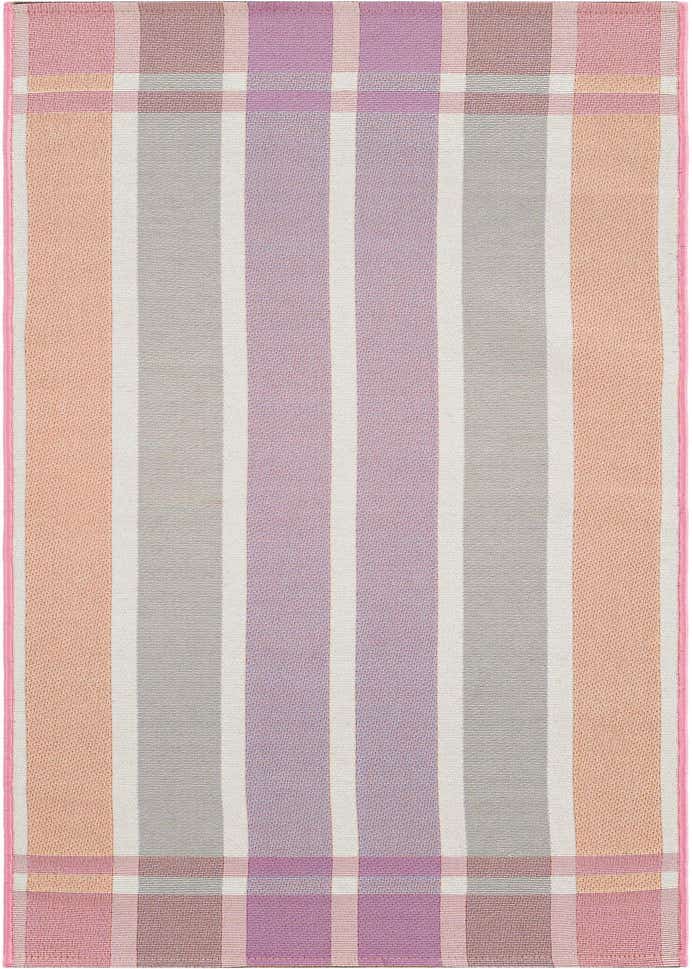 2' x 6' Easy-Clean Striped Indoor / Outdoor Runner Rug