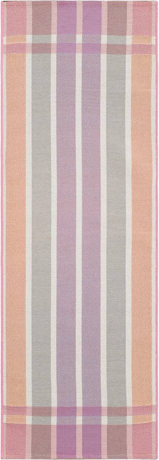 Detail image of 2' x 6' Easy-Clean Striped Indoor / Outdoor Runner Rug