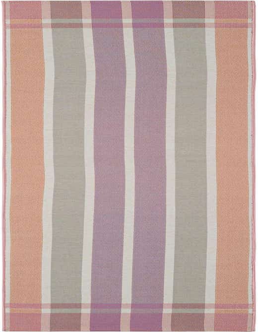 2' x 8' Easy-Clean Striped Indoor / Outdoor Runner Rug