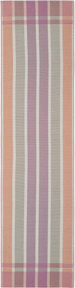 Detail image of 2' x 8' Easy-Clean Striped Indoor / Outdoor Runner Rug