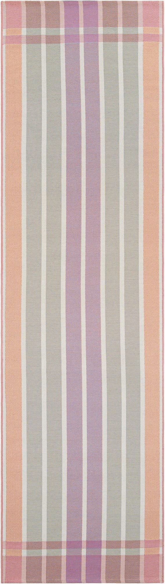 2' 7 x 10'  Washable Striped Indoor / Outdoor Runner Rug