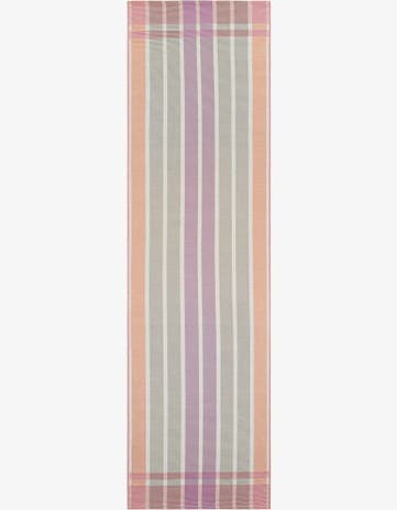 2' 7 x 10' Easy-Clean Striped Indoor / Outdoor Runner Rug