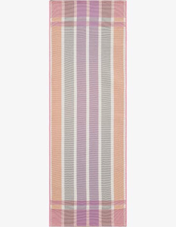 2' x 6' Easy-Clean Striped Indoor / Outdoor Runner Rug