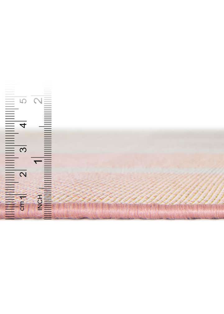 7' 10 x 7' 10 Easy-Clean Ribbon Indoor / Outdoor Square Rug