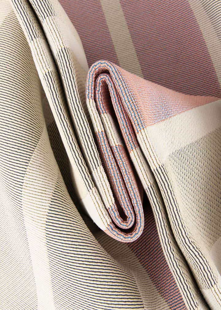 7' 10 x 7' 10 Easy-Clean Ribbon Indoor / Outdoor Square Rug