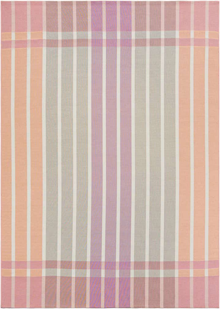 7' 10 x 7' 10 Easy-Clean Ribbon Indoor / Outdoor Square Rug