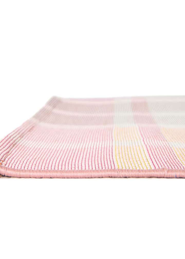10' x 10' Easy-Clean Striped Indoor / Outdoor Square Rug