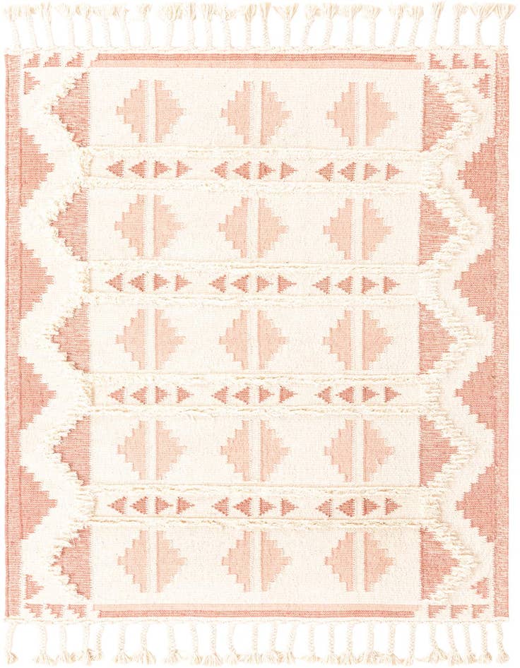 Detail image of 5' 1 x 8' Hand Woven Arizona Wool Rug