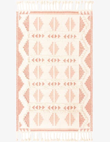 5' 1 x 8' Hand Woven Arizona Wool Rug