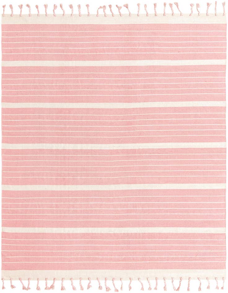 Detail image of 9' x 12' Hand Woven Chindi Cotton Rug