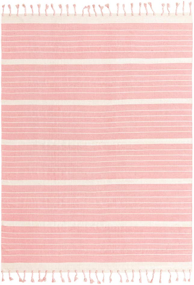 Detail image of 9' x 12' Hand Woven Chindi Cotton Rug