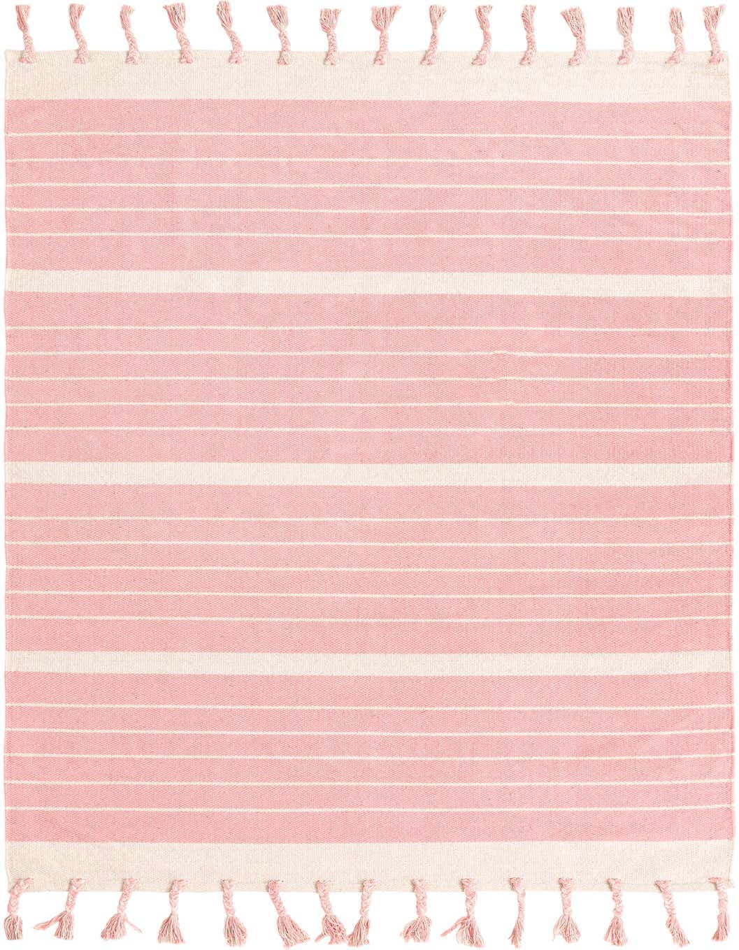 5' 1 x 8' Hand Woven Chindi Cotton Rug