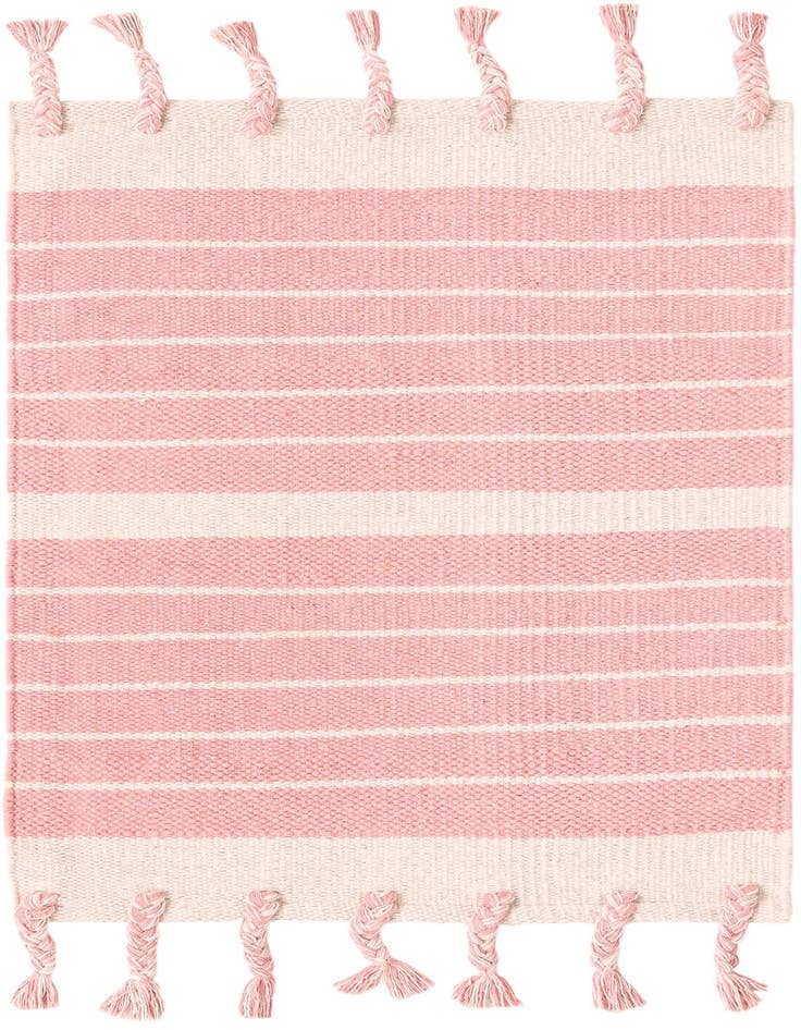 Detail image of 2' x 3' 1 Hand Woven Chindi Cotton Rug