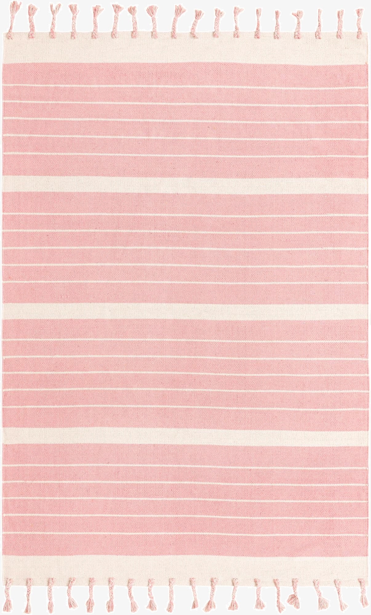 6' 1 x 9'  Hand Woven Chindi Cotton Rug