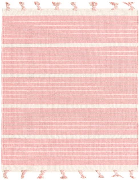 Detail image of 2' 7 x 10' Hand Woven Chindi Cotton Runner Rug