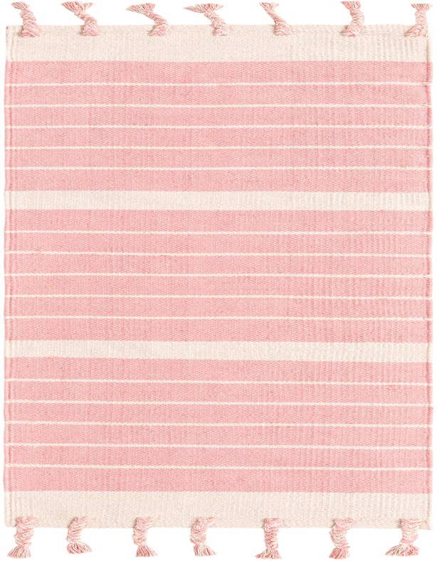 Detail image of 2' 2 x 6' 1 Hand Woven Chindi Cotton Runner Rug