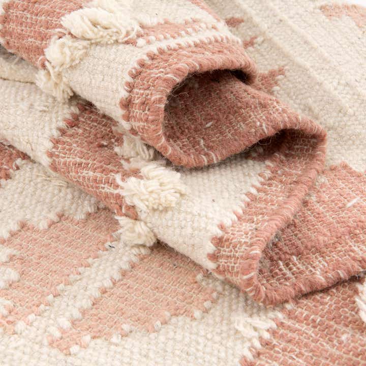 8' x 8' Hand Woven Arizona Wool Square Rug