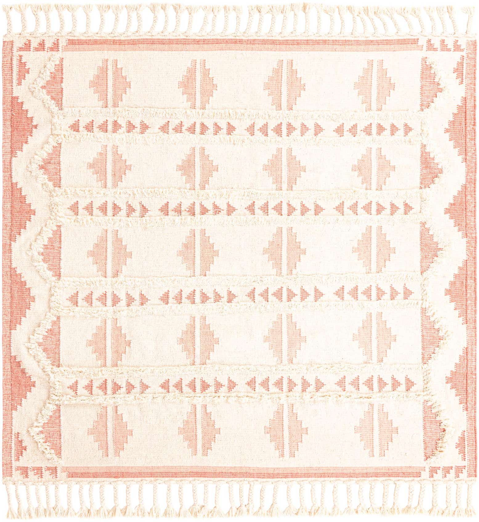 8' x 8' Hand Woven Arizona Wool Square Rug