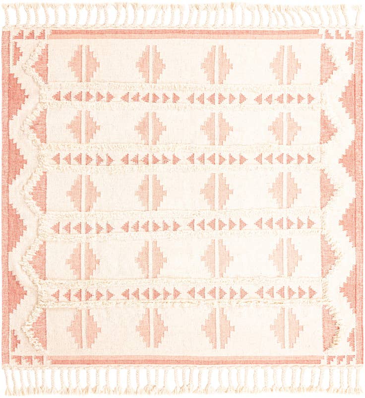 Detail image of 8' x 8' Hand Woven Arizona Wool Square Rug