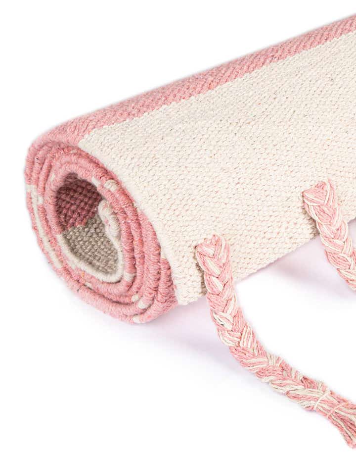 7' 1 x 7' 1 Hand Woven Chindi Cotton Square Rug