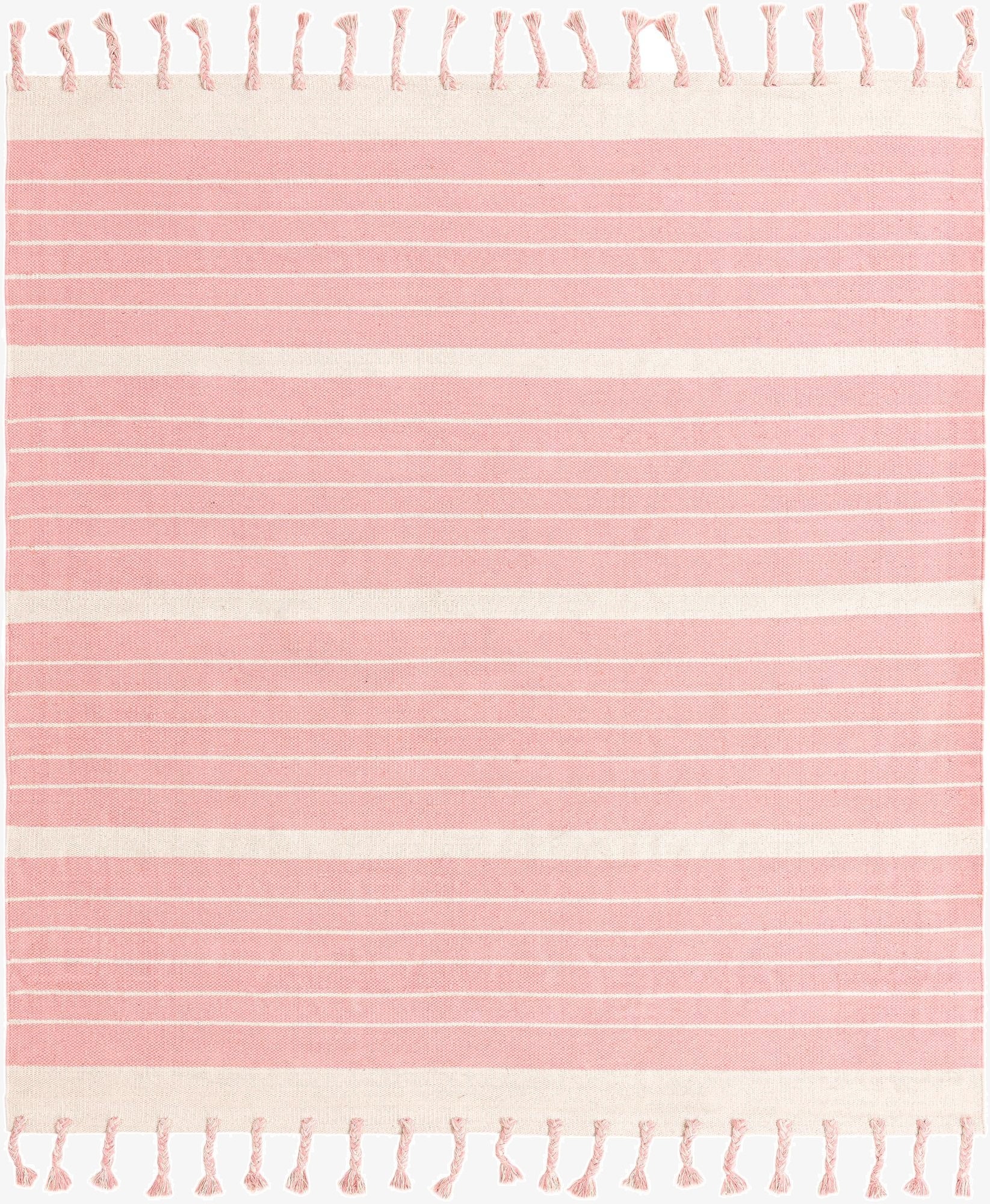 Primary image 7' 1 x 7' 1  Hand Woven Chindi Cotton Square Rug