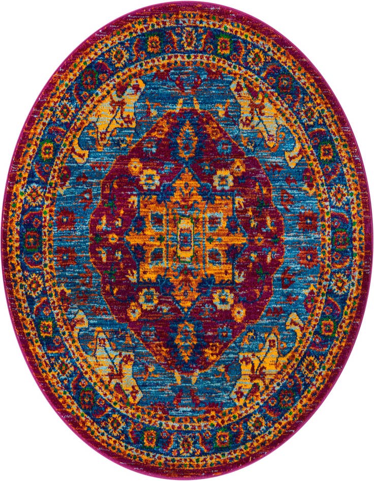 Detail image of 4' x 4' Calypso Round Rug