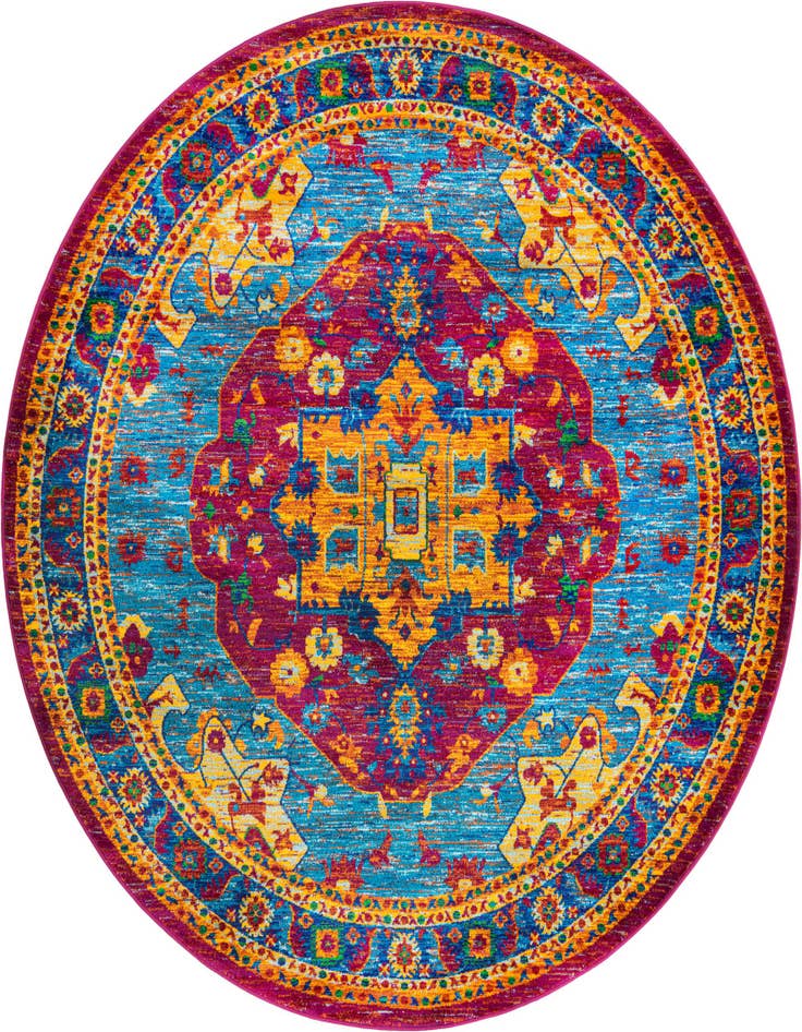 Detail image of 7' 10 x 7' 10 Calypso Round Rug