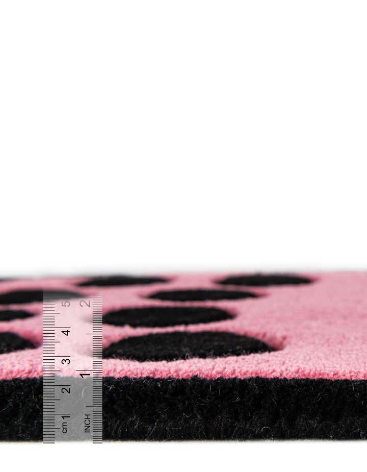 1' 7 x 3' 1 Happy Rugs Boba Tea Wool Freeform