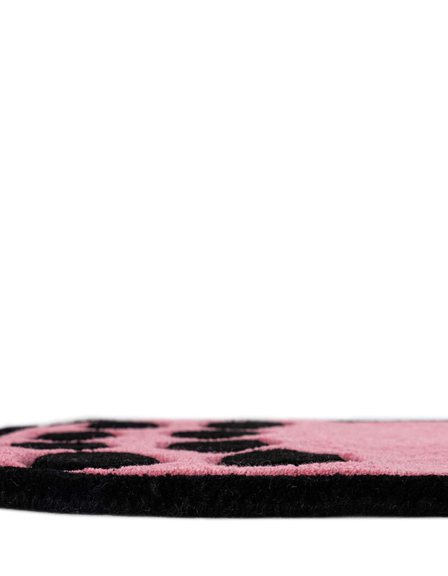 1' 7 x 3' 1 Happy Rugs Boba Tea Wool Freeform