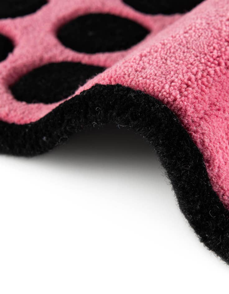 Detail image of 1' 7 x 3' 1 Happy Rugs Boba Tea Wool Freeform