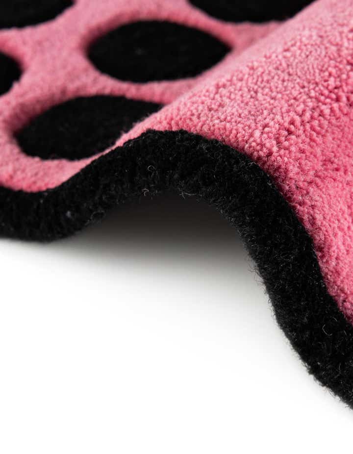 1' 7 x 3' 1 Happy Rugs Boba Tea Wool Freeform