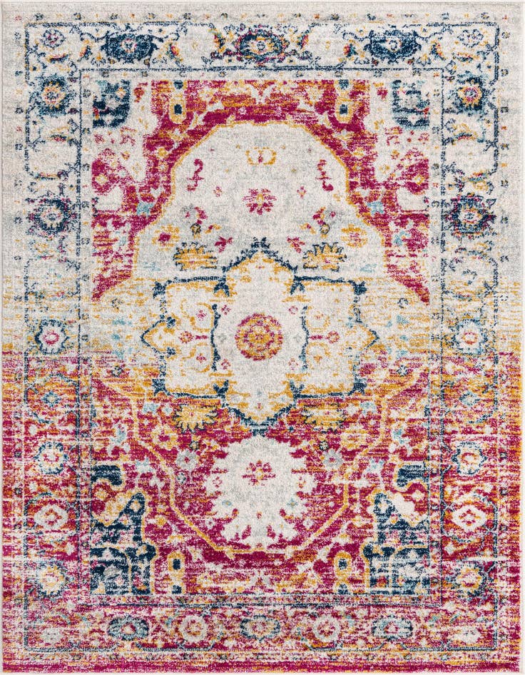 Detail image of 5' 3 x 8' Madeline Vintage Rug