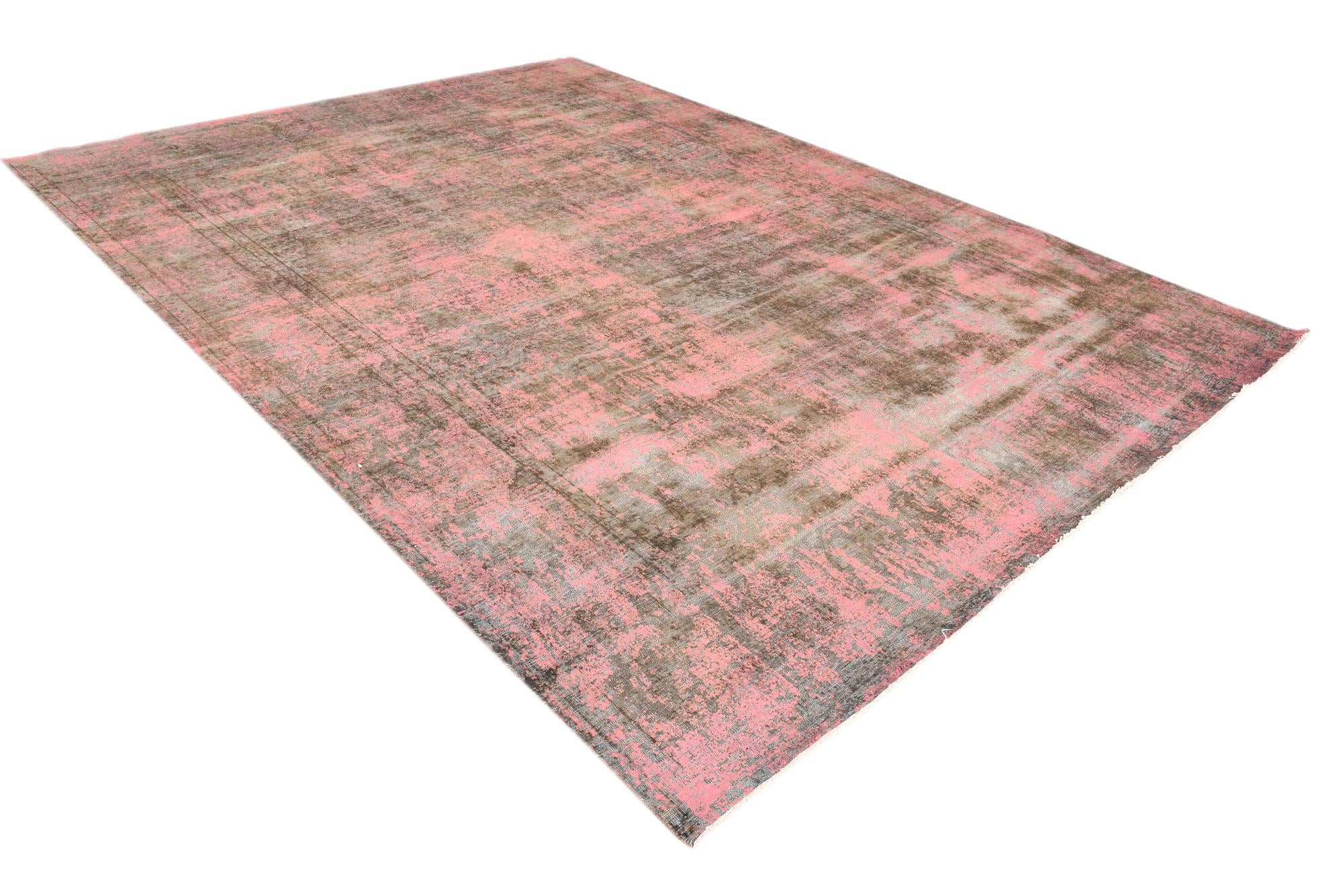 9' 6 x 12' 10 Hand Knotted Ultra Vintage Persian Wool Rug