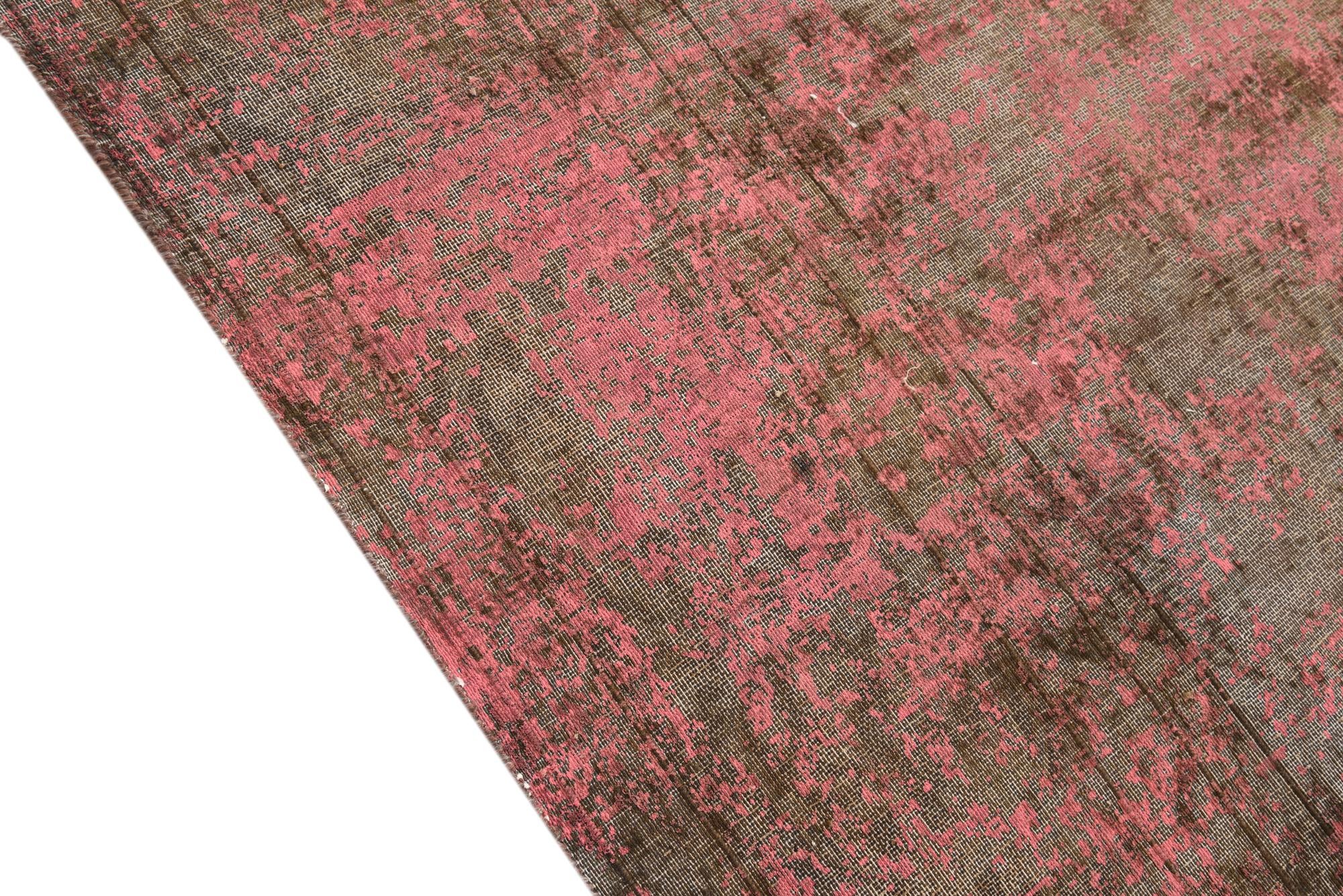 9' 6 x 12' 10 Hand Knotted Ultra Vintage Persian Wool Rug