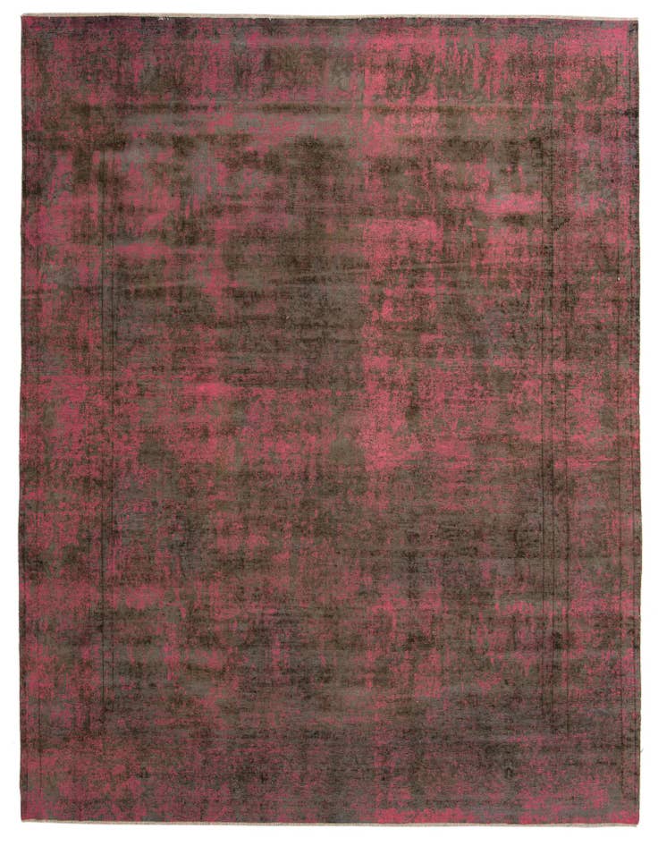 Detail image of 9' 6 x 12' 10 Hand Knotted Ultra Vintage Persian Wool Rug